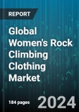 Global Women's Rock Climbing Clothing Market by Product (Footwear, Gloves, Hats), Application (Casual, Hiking, Multisport) - Forecast 2024-2030- Product Image