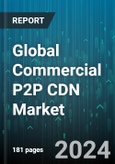 Global Commercial P2P CDN Market by Content Type (Non-video, Video), Solution (Cloud Security, Media Delivery, Web Performance Optimization), Service, End-user Segment, Vertical - Forecast 2024-2030- Product Image