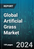 Global Artificial Grass Market by Installation (Flooring, Wall Cladding), Fiber Base Material (Nylon, Polyethylene, Polypropylene), Infill Material, Application - Forecast 2024-2030- Product Image
