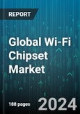 Global Wi-Fi Chipset Market by MIMO Configuration (1x1 MU-MIMO, 2x2 MU-MIMO, 3x3 MU-MIMO), IEEE Standards (IEEE 802.11ac Wave 1, IEEE 802.11ac Wave 2, IEEE 802.11ad), Product, Band - Forecast 2024-2030- Product Image