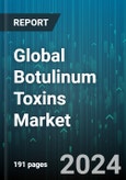 Global Botulinum Toxins Market by Type (Type A, Type B, Type C), Product (AbobotulinumtoxinA, DaxibotulinumtoxinA, IncobotulinumtoxinA), Source, Application - Forecast 2024-2030- Product Image