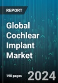 Global Cochlear Implant Market by Type of Fitting (Bilateral Implant, Unilateral Implant), End-User (Adult, Pediatric) - Forecast 2024-2030- Product Image