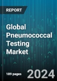 Global Pneumococcal Testing Market by Method (Immunodiagnostics, Molecular Diagnostic, Point of Care Testing), Technology (Enzyme Linked Immunosorbent Assay, Immunofluorescence, Immunohistochemistry), Product Type, End-User - Forecast 2024-2030- Product Image