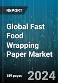 Global Fast Food Wrapping Paper Market by Material (Aluminum Foil, Paper, Plastic), Fast Food Type (Burgers, Chicken, Pizza), End-Use - Forecast 2024-2030- Product Image