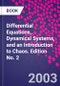 Differential Equations, Dynamical Systems, and an Introduction to Chaos. Edition No. 2 - Product Image