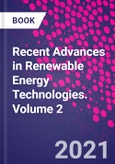 Recent Advances in Renewable Energy Technologies. Volume 2- Product Image