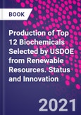 Production of Top 12 Biochemicals Selected by USDOE from Renewable Resources. Status and Innovation- Product Image
