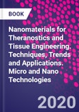 Nanomaterials for Theranostics and Tissue Engineering. Techniques, Trends and Applications. Micro and Nano Technologies- Product Image