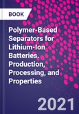 Polymer-Based Separators for Lithium-Ion Batteries. Production, Processing, and Properties- Product Image