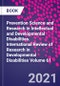Prevention Science and Research in Intellectual and Developmental Disabilities. International Review of Research in Developmental Disabilities Volume 61 - Product Image