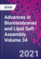 Advances in Biomembranes and Lipid Self-Assembly. Volume 34 - Product Image