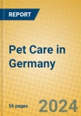 Pet Care in Germany- Product Image