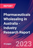 Pharmaceuticals Wholesaling in Australia - Industry Research Report- Product Image
