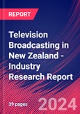 Television Broadcasting in New Zealand - Industry Research Report- Product Image