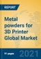 Metal powders for 3D Printer Global Market Insights 2021, Analysis and Forecast to 2026, by Manufacturers, Regions, Technology, Application, Product Type - Product Thumbnail Image