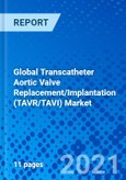Global Transcatheter Aortic Valve Replacement/Implantation (TAVR/TAVI) Market- Product Image
