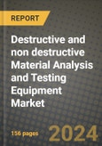Destructive and non destructive Material Analysis and Testing Equipment Market Report: Industry Size, Market Shares Data, Latest Trends, Insights, Growth Potential, CAGR Forecasts to 2034- Product Image