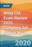 Wiley CIA Exam Review 2020. Complete Set. Edition No. 1- Product Image