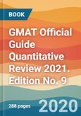 GMAT Official Guide Quantitative Review 2021. Edition No. 9- Product Image