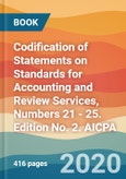 Codification of Statements on Standards for Accounting and Review Services, Numbers 21 - 25. Edition No. 2. AICPA- Product Image