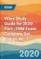 Wiley Study Guide for 2020 Part I FRM Exam: Complete Set. Edition No. 1 - Product Image