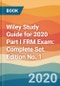 Wiley Study Guide for 2020 Part I FRM Exam: Complete Set. Edition No. 1 - Product Thumbnail Image