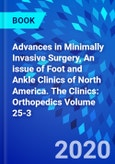 Advances in Minimally Invasive Surgery, An issue of Foot and Ankle Clinics of North America. The Clinics: Orthopedics Volume 25-3- Product Image