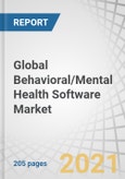 Global Behavioral/Mental Health Software Market by Component (Services, Software), Delivery (Subscription, Ownership), Functionality (Clinical, EHR, CDS, Telehealth, RCM, BI, Administrative, Financial), End-user (Hospitals, Clinics), and Region - Forecast to 2026- Product Image