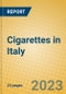 Cigarettes in Italy - Product Image