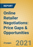 Online Retailer Negotiations: Price Gaps & Opportunities- Product Image