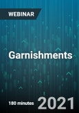 3-Hour Virtual Seminar on Garnishments: Complete and In-Depth - Webinar (Recorded)- Product Image