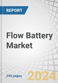 Flow Battery Market by Battery Type (Redox, Hybrid), Material (Vanadium, Zinc Bromine, Organic, Iron), Storage (Large-scale, Small-scale), Application (Utilities, Commercial & Industrial, EV Charging Stations) and Region - Global Forecast to 2028- Product Image