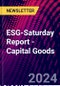 ESG-Saturday Report - Capital Goods - Product Thumbnail Image