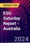 ESG-Saturday Report - Australia - Product Image
