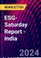 ESG-Saturday Report - India - Product Image