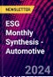 ESG Monthly Synthesis - Automotive - Product Thumbnail Image