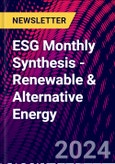 ESG Monthly Synthesis - Renewable & Alternative Energy- Product Image