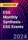ESG Monthly Synthesis - ESG Events- Product Image