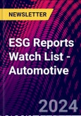 ESG Reports Watch List - Automotive- Product Image