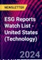 ESG Reports Watch List - United States (Technology) - Product Thumbnail Image