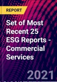 Set of Most Recent 25 ESG Reports - Commercial Services- Product Image