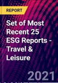 Set of Most Recent 25 ESG Reports - Travel & Leisure- Product Image