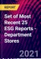 Set of Most Recent 25 ESG Reports - Department Stores - Product Thumbnail Image