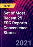 Set of Most Recent 25 ESG Reports - Convenience Stores- Product Image