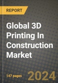 2024 Global 3D Printing In Construction Market Outlook Report: Industry Size, Market Shares Data, Insights, Growth Trends, Opportunities, Competition 2023 to 2031- Product Image