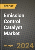 Emission Control Catalyst Market, Size, Share, Outlook and COVID-19 Strategies, Global Forecasts from 2022 to 2030- Product Image