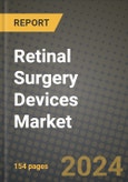 Retinal Surgery Devices Market Growth Analysis Report - Latest Trends, Driving Factors and Key Players Research to 2030- Product Image