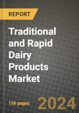Traditional and Rapid Dairy Products Market: Industry Size, Share, Competition, Trends, Growth Opportunities and Forecasts by Region - Insights and Outlook by Product, 2024 to 2031- Product Image