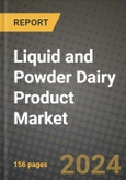 Liquid and Powder Dairy Product Market: Industry Size, Share, Competition, Trends, Growth Opportunities and Forecasts by Region - Insights and Outlook by Product, 2024 to 2031- Product Image