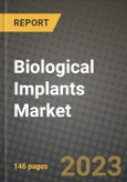 Biological Implants Market Growth Analysis Report - Latest Trends, Driving Factors and Key Players Research to 2030- Product Image